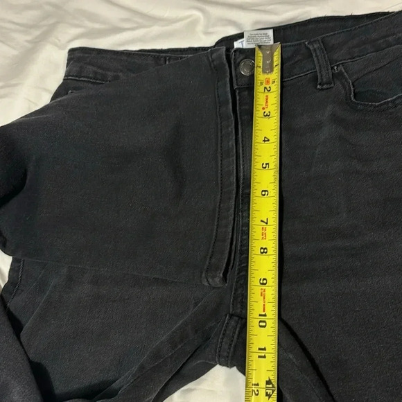 Boot Cut Black Denim Jeans with Slit Hem - NWT - Picture 9 of 9